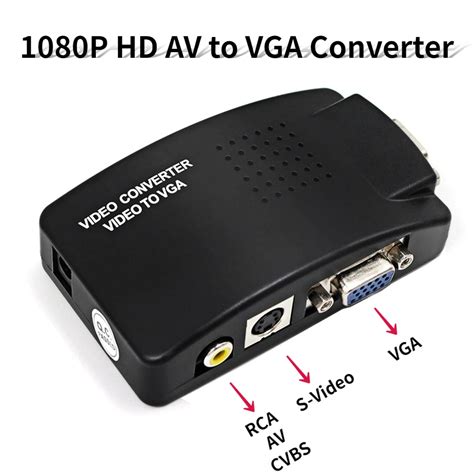 rca to vga converter box|vga to video converter box.